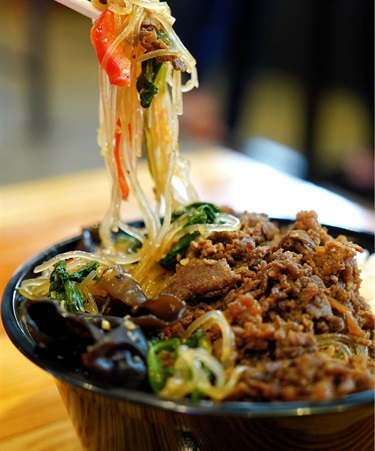Japchae from Kimchi and Bap. Photo by Meilene Robinette.
